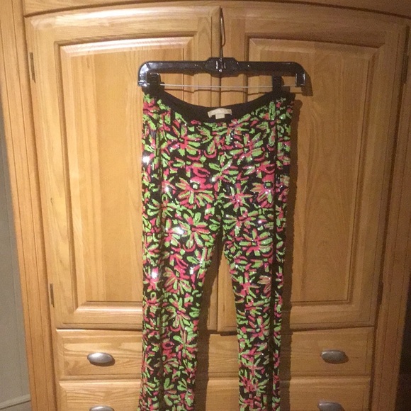 Michael Kors Collection Floral All Sequin Flare Pants & MK Collection Dress - Picture 3 of 16